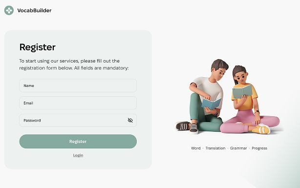 VocabBuilder register